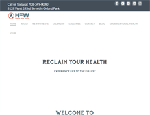 Tablet Screenshot of healthfromwithin.net